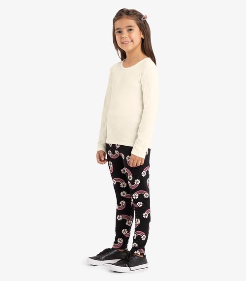 Legging Infantil Estampada Rovi Kids Preto