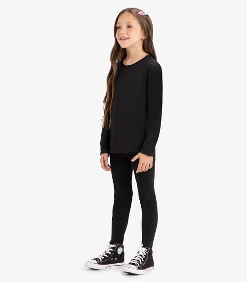 Legging malha térmica Rovi Kids Preto