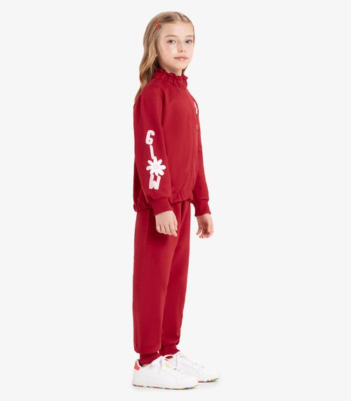 Conjunto Infantil Jaqueta Com Calça Rovi Kids Vermelho