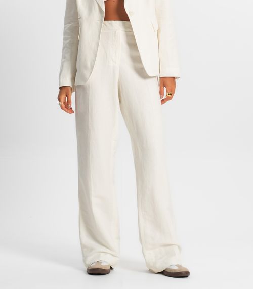 Calça Feminina De Alfaiataria Endless Branco