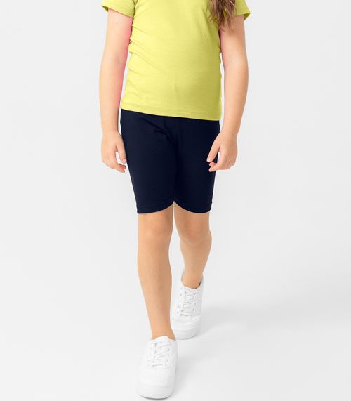 Bermuda Ciclista Infantil Feminina Rovitex Kids Azul