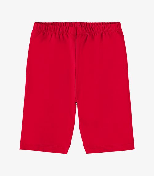 Bermuda Ciclista Infantil Feminina Rovitex Kids Vermelho