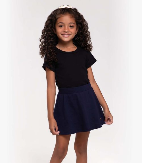 Saia Infantil Feminina Trick Nick Azul