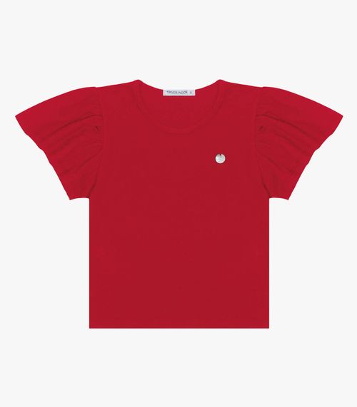 Blusa Infantil Feminina Trick Nick Vermelho