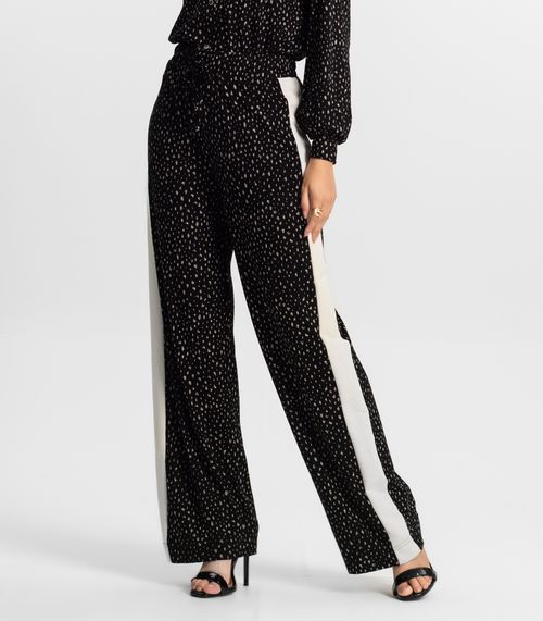 Calça Pantalona Feminina Rovitex Preto
