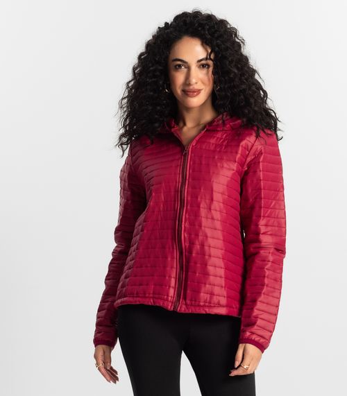 Jaqueta Feminina Com Capuz Rovitex Roxo