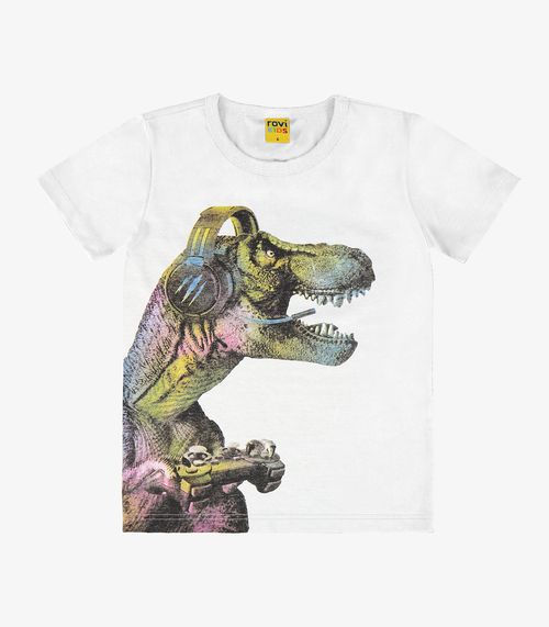 Camiseta Infantil Masculina Rovi Kids Branco