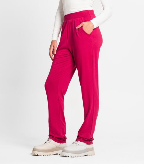 Calça Feminina Em Molecotton Rovitex Vermelho