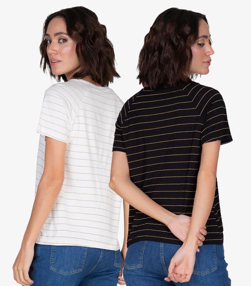 Kit 2 Blusa Feminina Estampada Rovitex Sortido