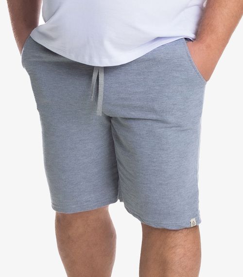 Kit 3 Bermudas Masculina Moletom Plus Size Select Sortido
