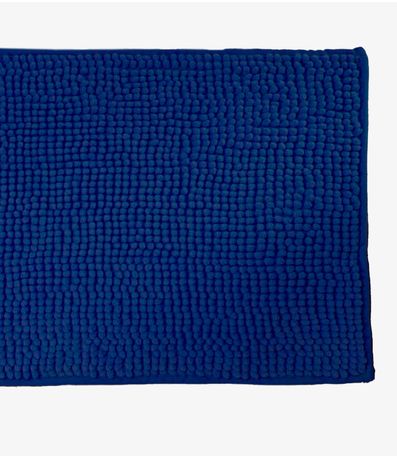 Kit 3 Tapetes Pipoca Microfibra Infinita Cor Azul