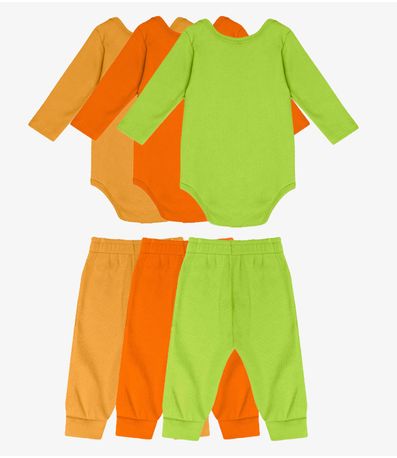 Kit 3 Conjuntos Body com Calça Select Sortido