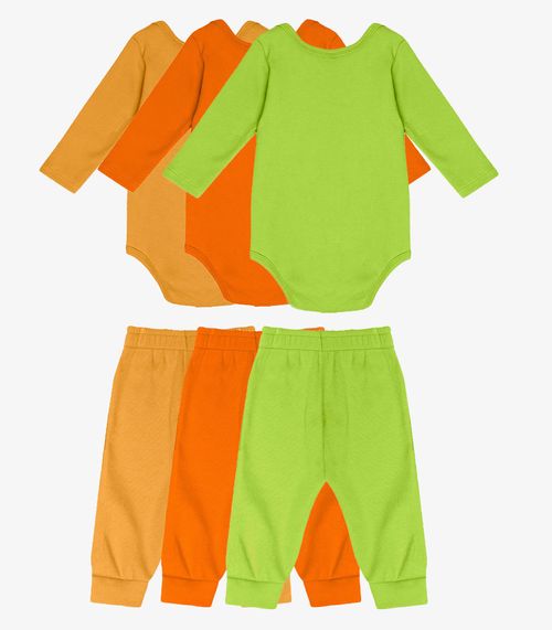 Kit 3 Conjuntos Body com Calça Select Sortido