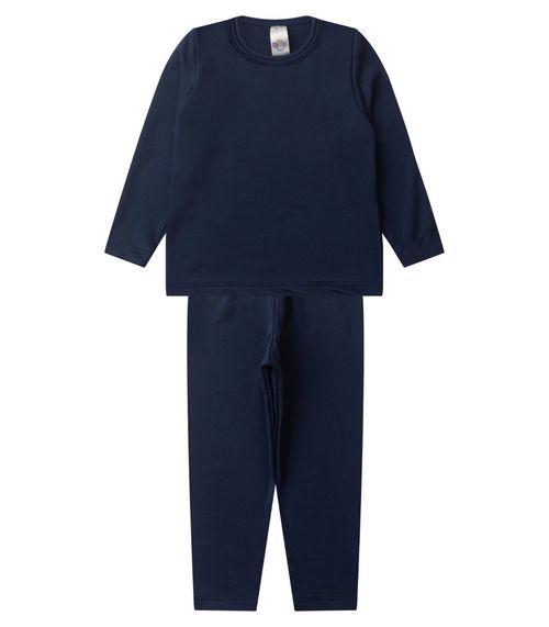 Conjunto Termico Infantil Segunda Pele Kappes Azul