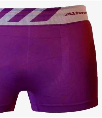 Kit 3 Cuecas Boxer Lisa Microfibra Altomax Roxo
