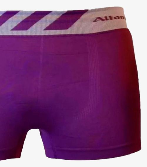Kit 3 Cuecas Boxer Lisa Microfibra Altomax Roxo