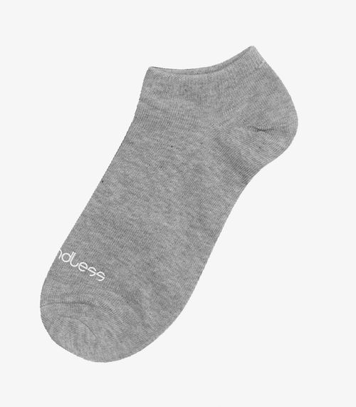 Kit 6 Pares De Meias Soquete Adulto Endless Cinza