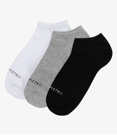 Kit 6 Pares De Meia Soquete Adulta Diametro Sortido