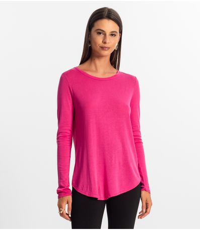 Blusa Feminina Manga Longa Rovitex Rosa