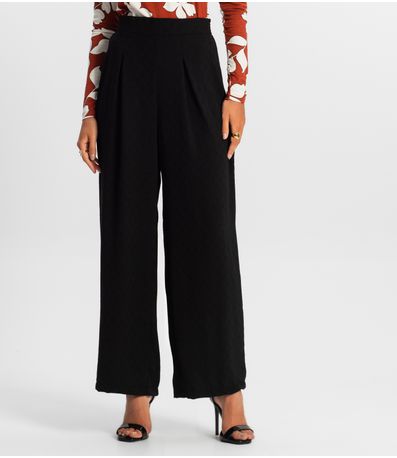 Calça Reta Feminina Rovitex Preto