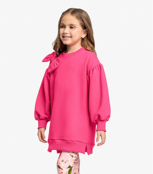 Conjunto Infantil Blusão Com Legging Trick Nick Rosa