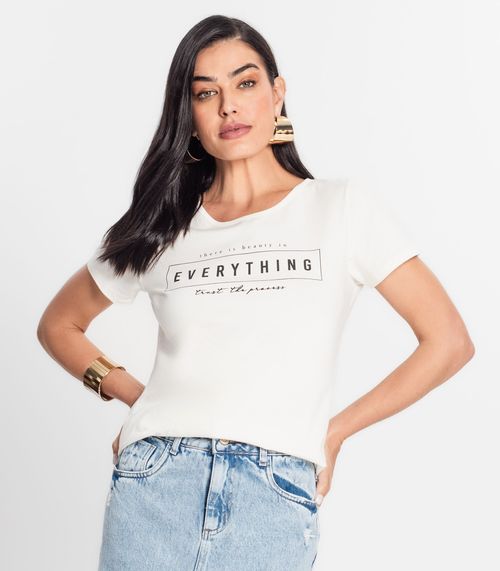 Blusa Feminina Estampada Select Bege