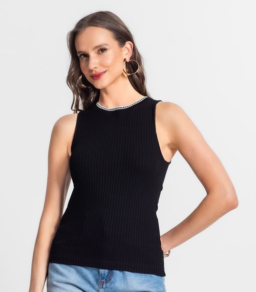 Regata Feminina Endless Preto