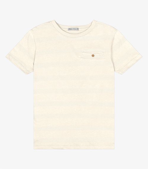 Camiseta Infantil Menino Trick Nick Bege