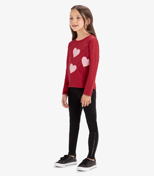 Legging Infantil Em Molecotton Rovi Kids Preto