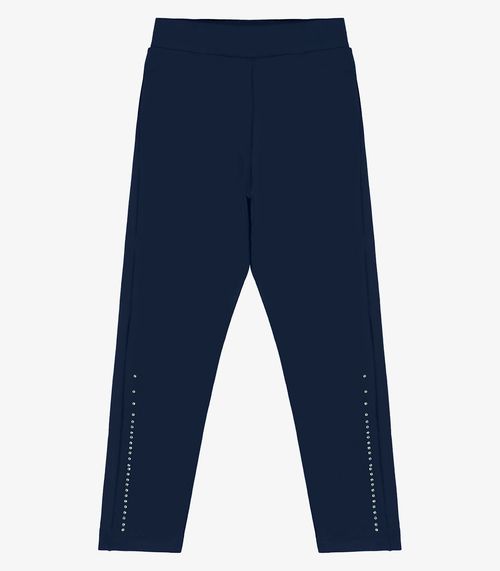 Legging Infantil Em Molecotton Rovi Kids Azul