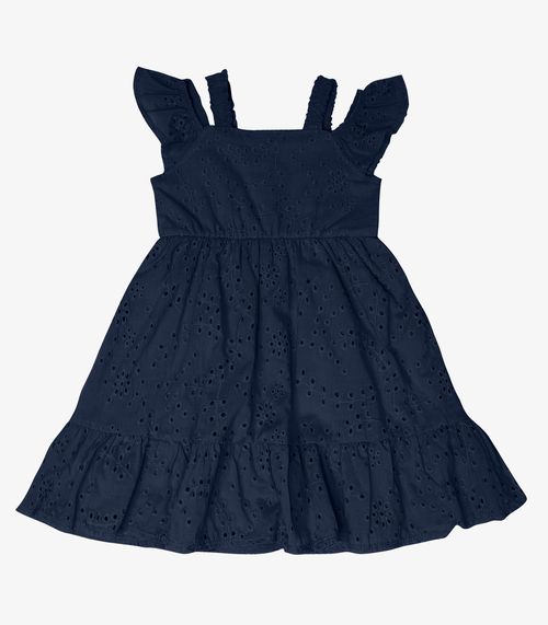 Vestido Ciganinha Infantil Trick Nick Azul