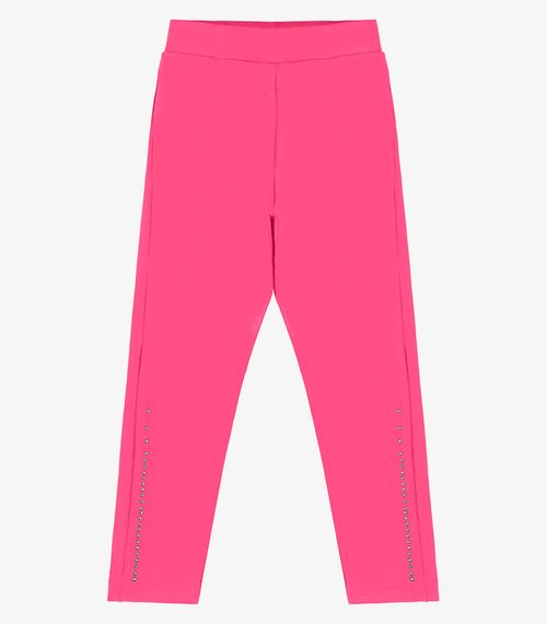 Legging Infantil Em Molecotton Rovi Kids Rosa