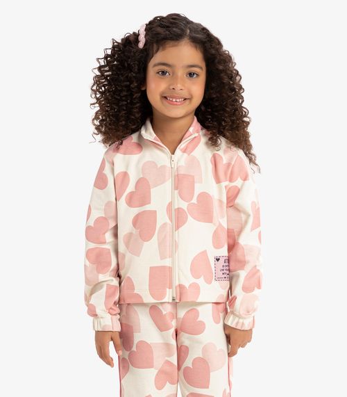 Conjunto Infantil Jaqueta Com Calça Rovi Kids Bege