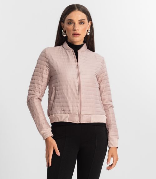 Jaqueta Feminina Microfibra Endless Rosa