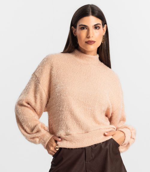 Blusão Feminino Tricô Endless Rosa