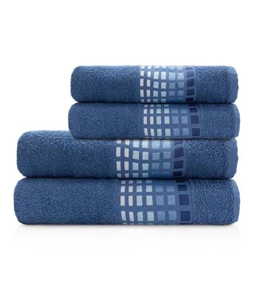 Toalha De Rosto Mixer Camesa Azul