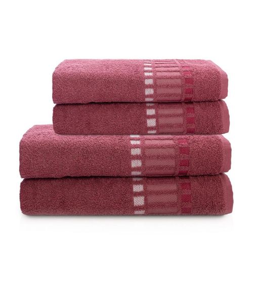 Toalha De Rosto Bossa Camesa Vermelho