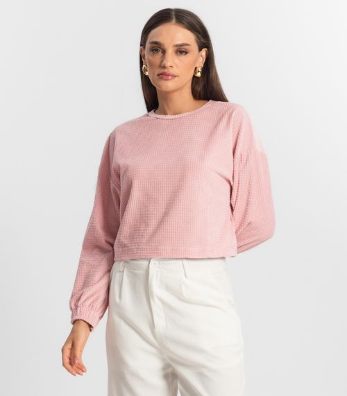Blusão Feminino Plush Select Rosa