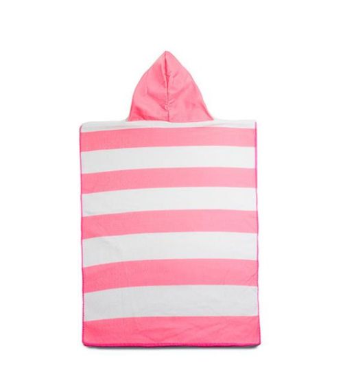 Poncho Infantil Atoalhado Camesa Rosa