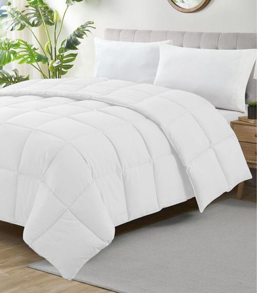 Edredom Ecopluma Queen Camesa Branco