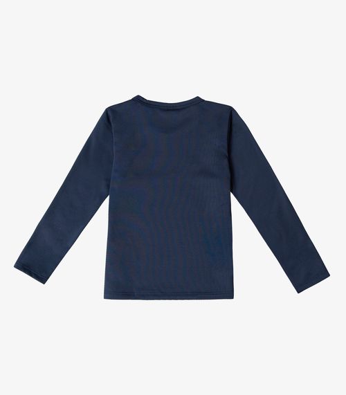 Blusa Manga Longa Infantil Select Azul