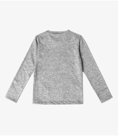 Blusa Manga Longa Infantil Select Cinza