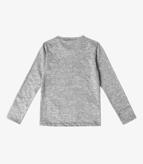 Blusa Manga Longa Infantil Select Cinza