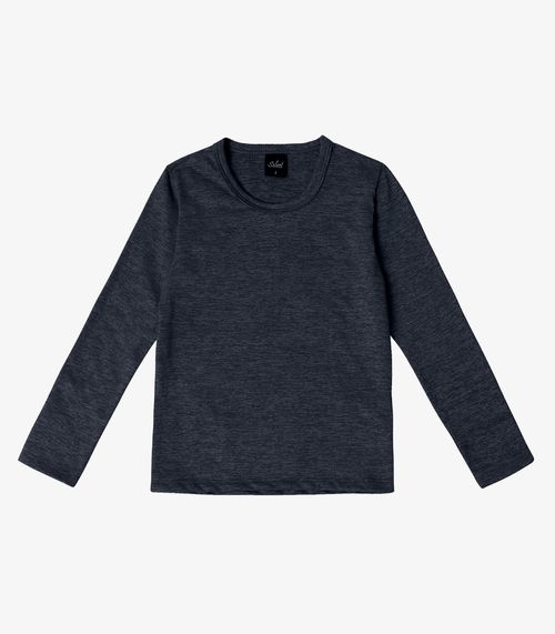 Blusa Manga Longa Infantil Select Cinza