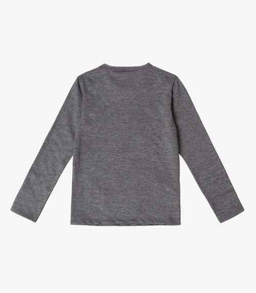 Blusa Manga Longa Infantil Select Cinza