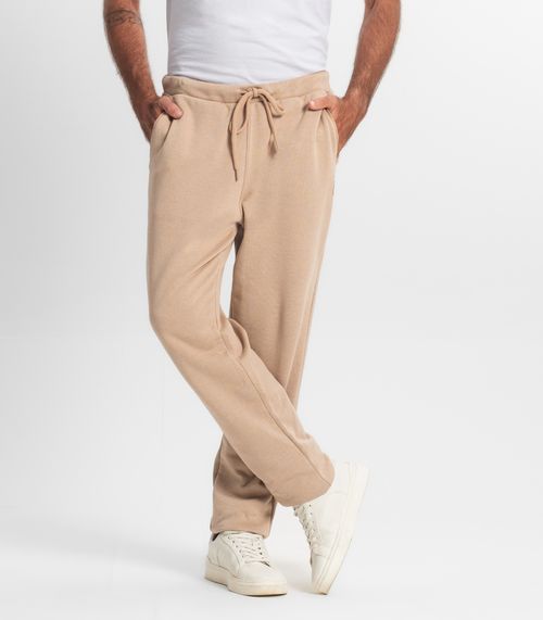 Calça Masculina Moletom Diametro Marrom