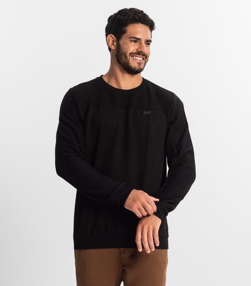 Blusão Masculino Moletom Diametro Preto