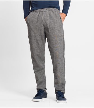 Calça Masculina Moletom Premium Diametro Cinza