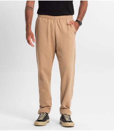 Calça Masculina Moletom Premium Diametro Marrom