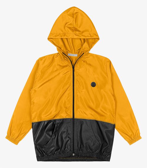 Jaqueta Infantil Masculina Com Capuz Trick Nick Amarelo